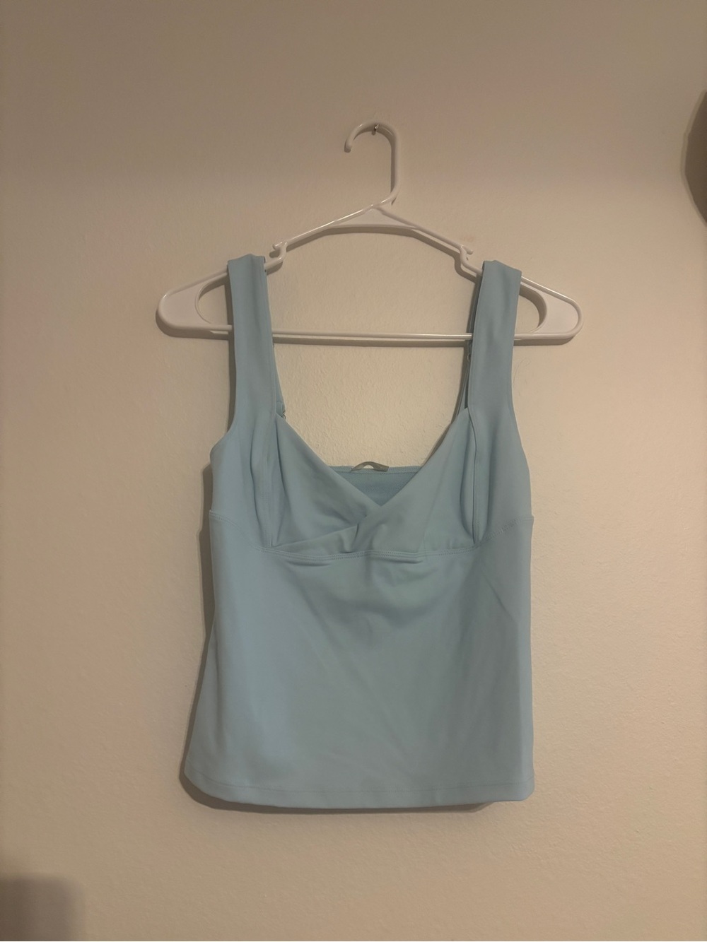 Free People Soft Sky Blue Tank with V-Neck